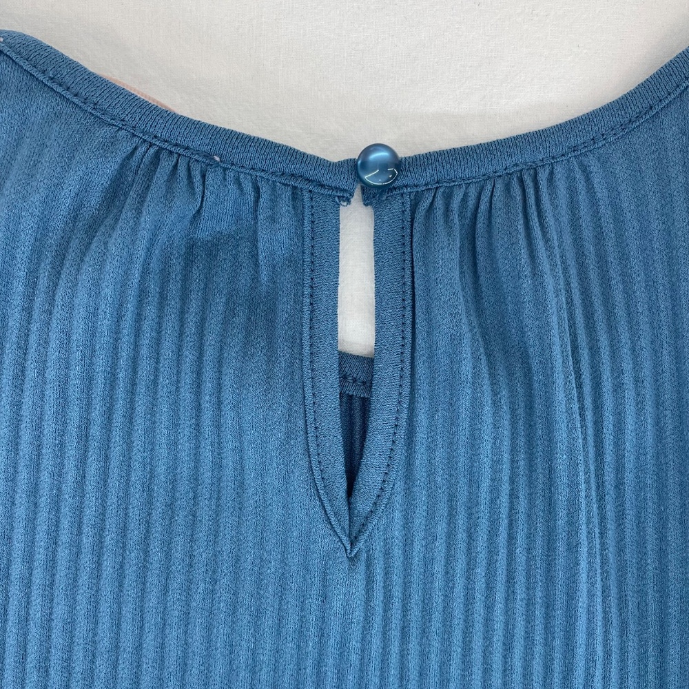 Philosophy Republic Clothing Short Sleeve Top Blue Women’s Size Large - Picture 7 of 12